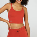 Women's Removable Pads Medium Support Crop Tops