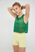 Women's Sleeveless Mesh Workout Crop Tank Top