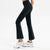 High Waisted Flare Yoga Pants in black